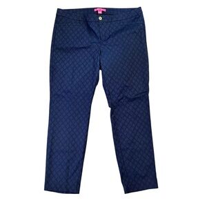 NWT Lilly Pulitzer Women’s 16‎ Kelly Skinny Ankle Pants Navy